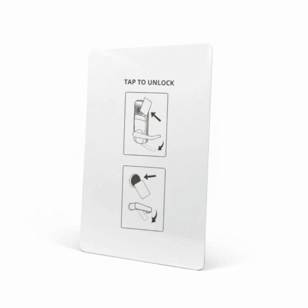 Carte clé RFID Welcome Blanc