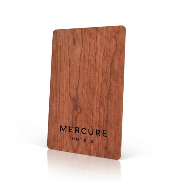 Carte-clé bois Mercure